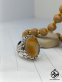 انگشتر نقره مردانه مدل فیلی/عقیق خطی